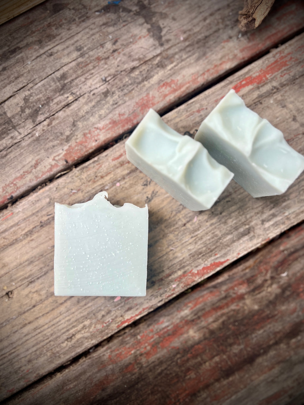 Eucalyptus, Bergamot & Coconut Milk Cold Process Soap with Cambrian blue clay • Cold-Process  • All Natural • Palm Oil Free (Pre-Order)