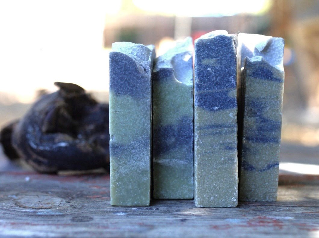 Sea Hag ~ Salt & Kelp Soap with Essential Oils of Peppermint, Eucalyptus & Rosemary