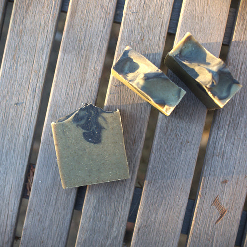 Artemis Cold-Process Soap • Raw Honey  • Mugwort • Nettle-leaf •  Rosemary • All Natural • Palm Oil Free (Pre-Order)