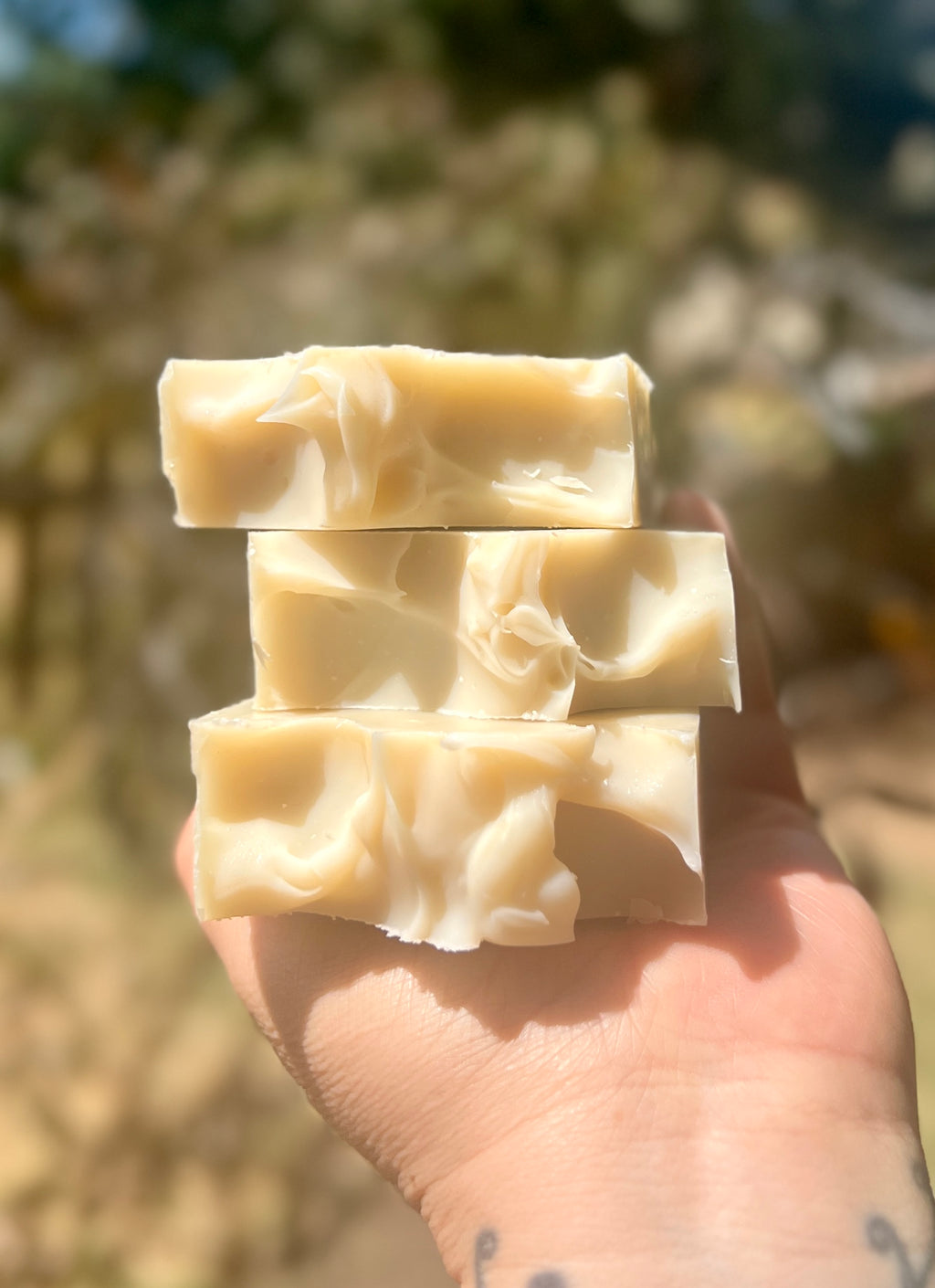 Moondance Unscented Coconut milk, shea butter and mango butter Soap • Vegan • All Natural • Palm Oil Free