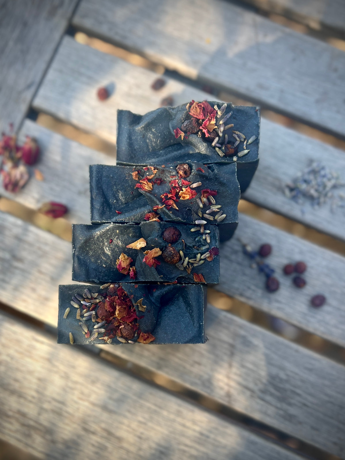 Practical Magic (Pre-Order) Herbal Infused Black Soap ~ Lavender, Rosemary, Mugwort & Hawthorne Berries