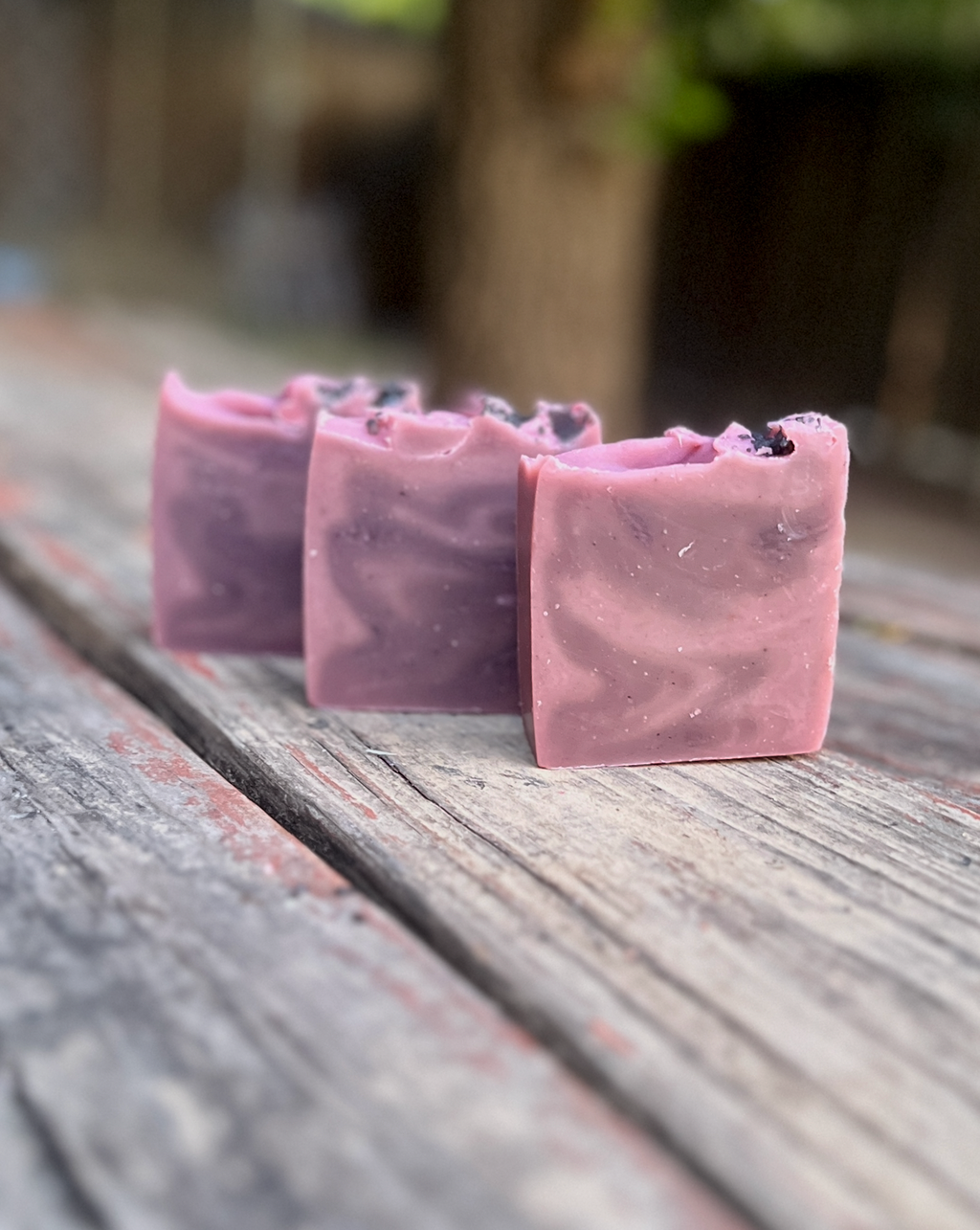 Season of the Witch ~ Rhubarb & Indigo with Raw Honey, Geranium, Clary Sage, Lavender & Rosemary