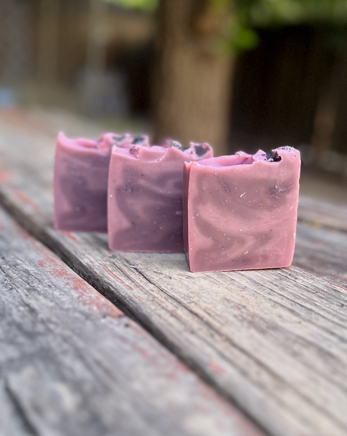 Season of the Witch ~ Rhubarb & Indigo with Raw Honey, Geranium, Clary Sage, Lavender & Rosemary