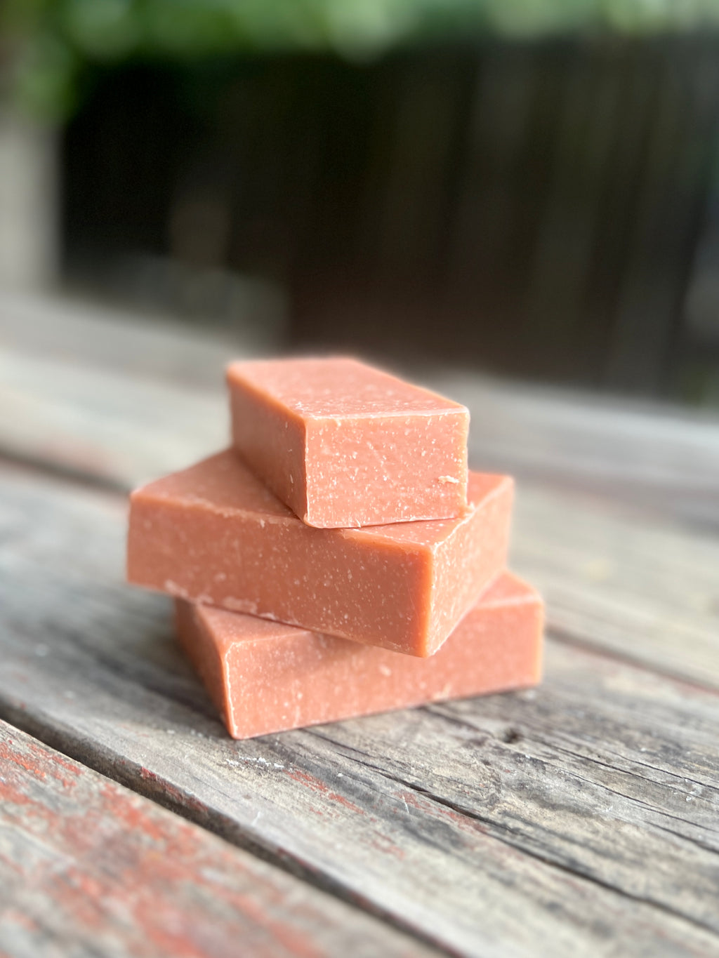 Rose Clay & Coconut Cold Process Soap • Rose Geranium, Bergamot and Patchpuli Essential Oils • Vegan • All Natural • Palm Oil Free
