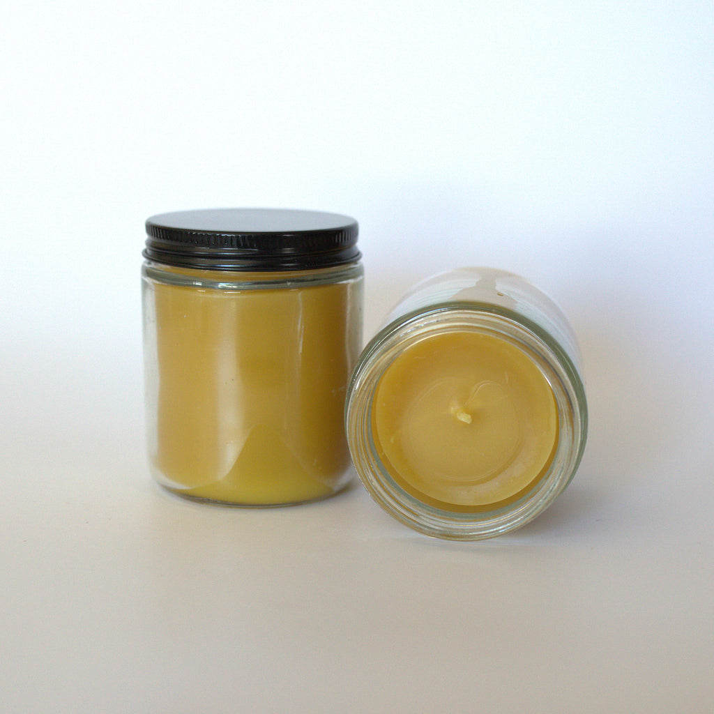 100% Beeswax tapers, hand-dipped, natural honey aroma, pair of bundle (Copy)