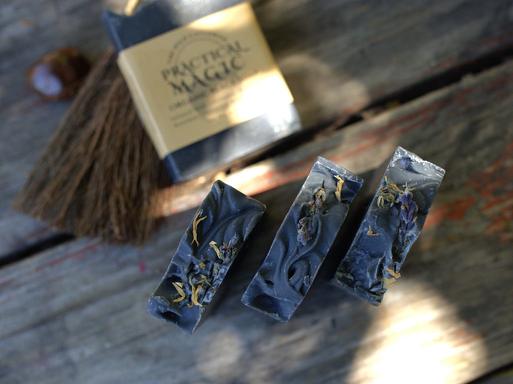 Practical Magic Black Soap ~ New Recipe~ Cold Process ~ Raw Honey, Shea Butters, Mango Butters & Hazelnut Oil