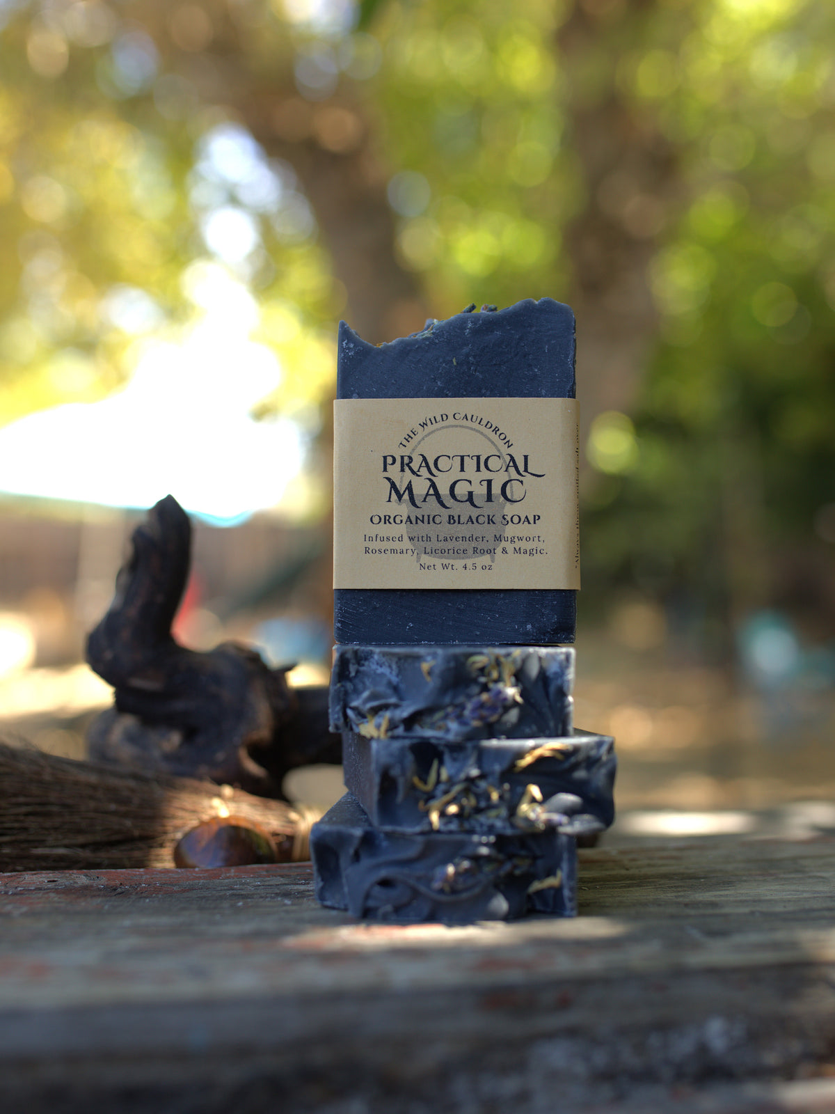 Practical Magic Black Soap ~ New Recipe~ Cold Process ~ Raw Honey, Shea Butters, Mango Butters & Hazelnut Oil